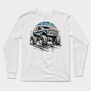 Cartoon monster truck Long Sleeve T-Shirt